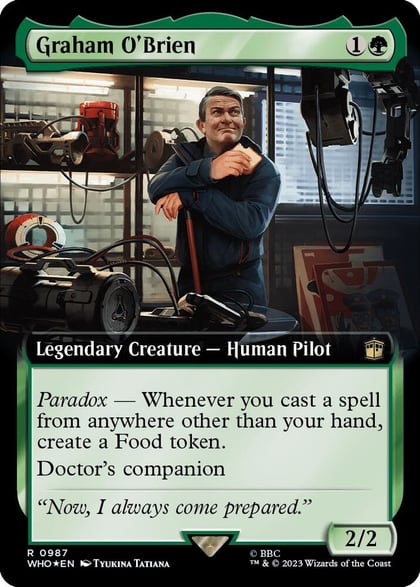 Graham O'Brien (Extended Art) (Surge Foil), Universes Beyond: Doctor Who 987