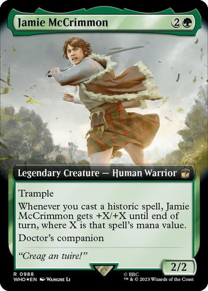 Jamie McCrimmon (Extended Art) (Surge Foil), Universes Beyond: Doctor Who 988