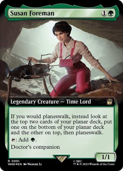 Susan Foreman (Extended Art) (Surge Foil), Universes Beyond: Doctor Who 991