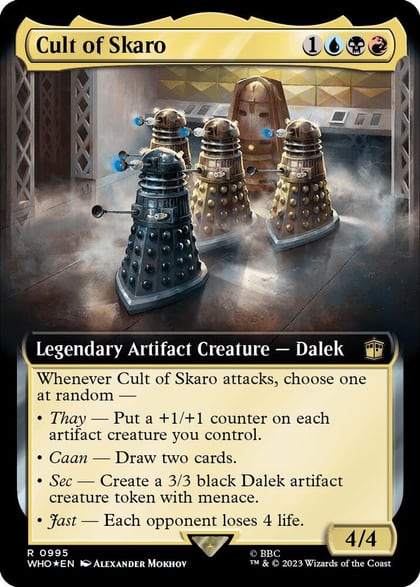 Cult of Skaro (Extended Art) (Surge Foil), Universes Beyond: Doctor Who 995
