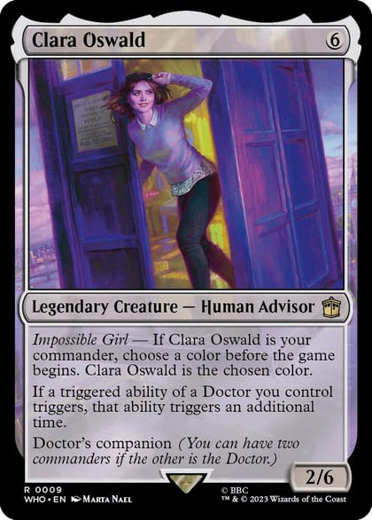 Clara Oswald, Universes Beyond: Doctor Who 9