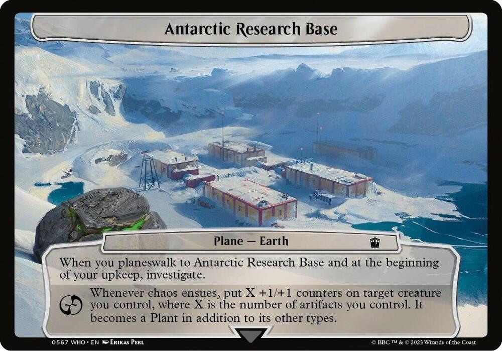 Antarctic Research Base, Planechase: Universes Beyond: Doctor Who 567