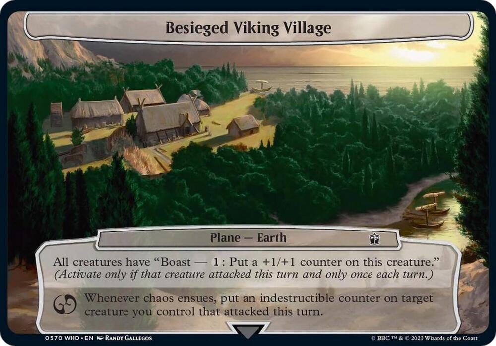Besieged Viking Village, Planechase: Universes Beyond: Doctor Who 570