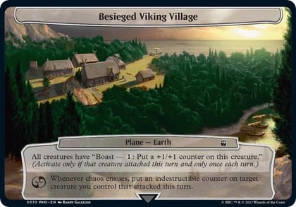 Besieged Viking Village, Planechase: Universes Beyond: Doctor Who 570
