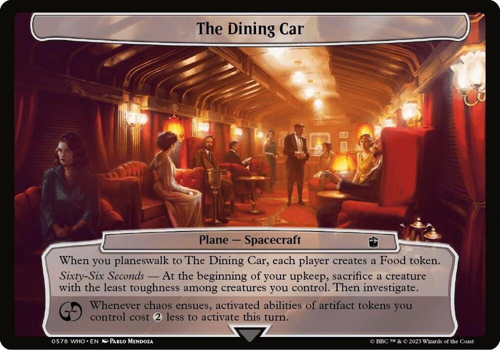 The Dining Car, Planechase: Universes Beyond: Doctor Who 578