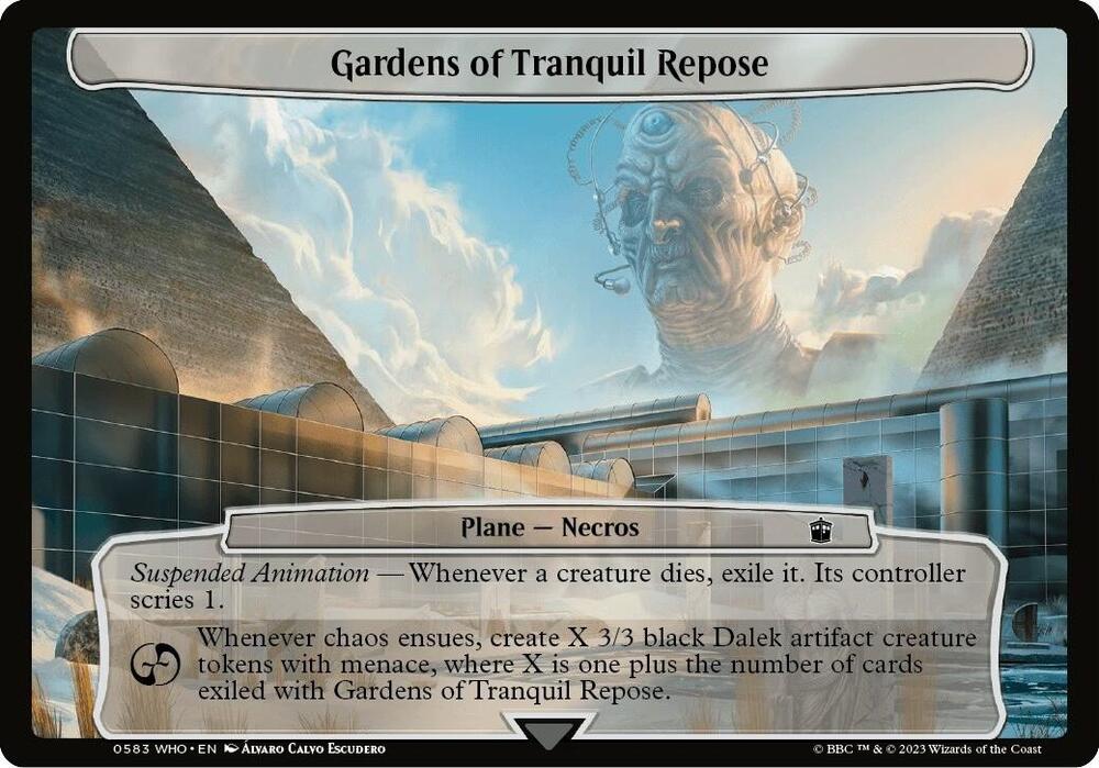 Gardens of Tranquil Repose, Planechase: Universes Beyond: Doctor Who 583