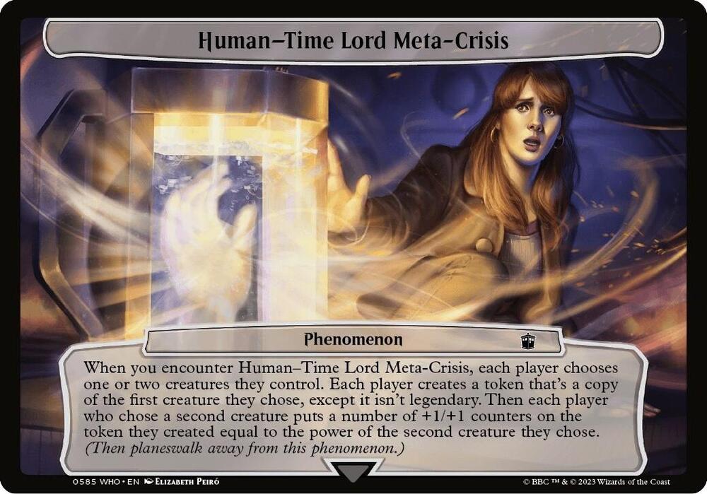 Human-Time Lord Meta-Crisis, Planechase: Universes Beyond: Doctor Who 585