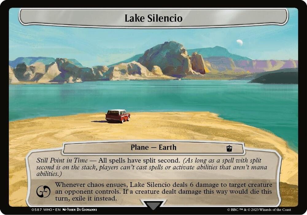 Lake Silencio, Planechase: Universes Beyond: Doctor Who 587