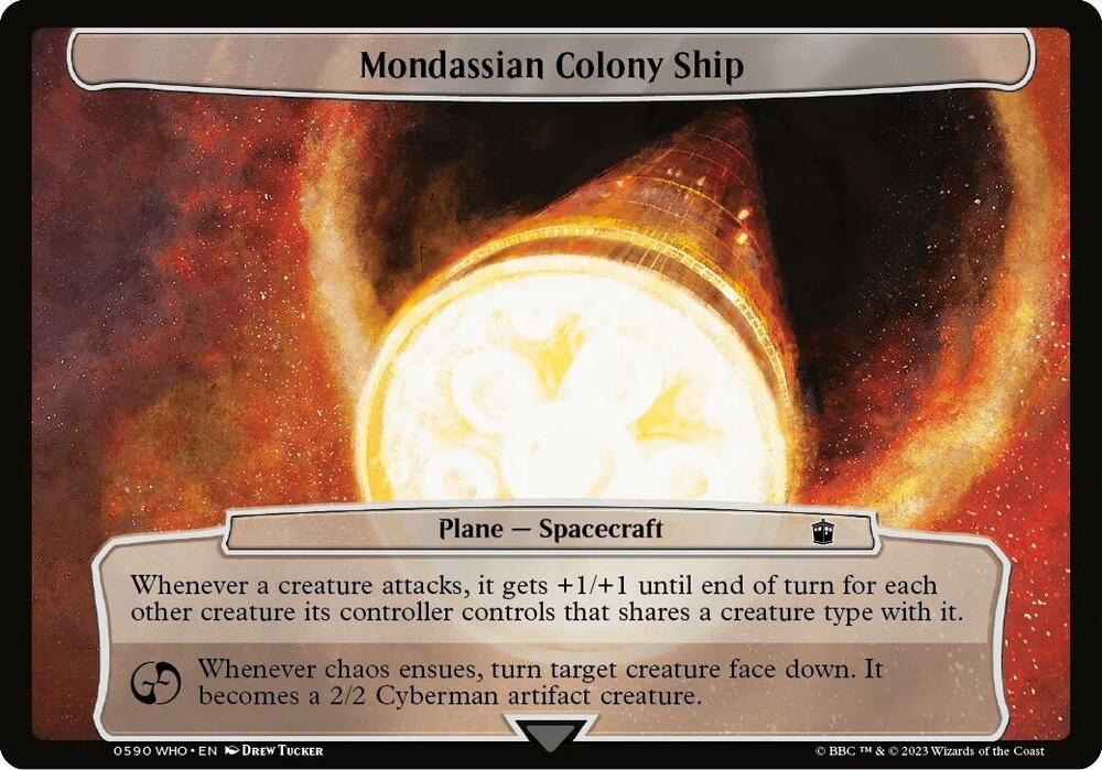 Mondassian Colony Ship, Planechase: Universes Beyond: Doctor Who 590