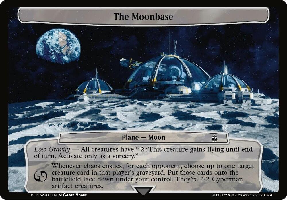 The Moonbase, Planechase: Universes Beyond: Doctor Who 591