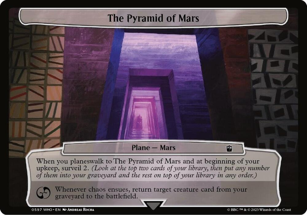 The Pyramid of Mars, Planechase: Universes Beyond: Doctor Who 597