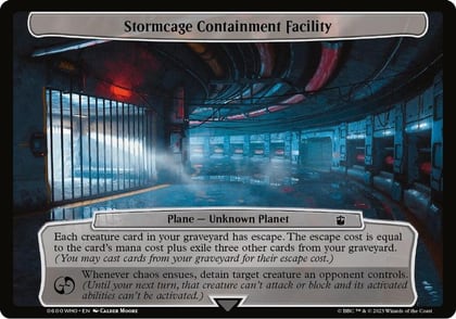 Stormcage Containment Facility, Planechase: Universes Beyond: Doctor Who 600