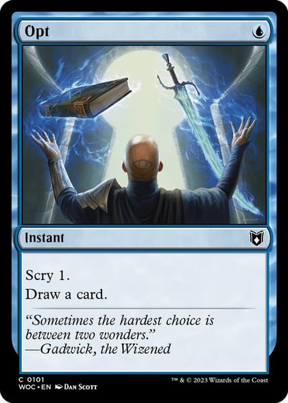 Opt, Commander: Wilds of Eldraine 101