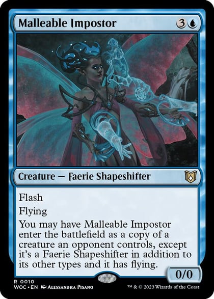 Malleable Impostor, Commander: Wilds of Eldraine 10