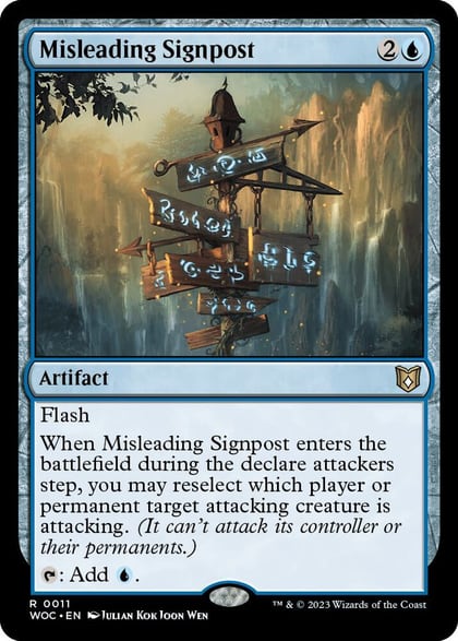 Misleading Signpost, Commander: Wilds of Eldraine 11