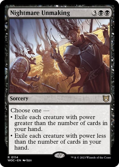 Nightmare Unmaking, Commander: Wilds of Eldraine 114