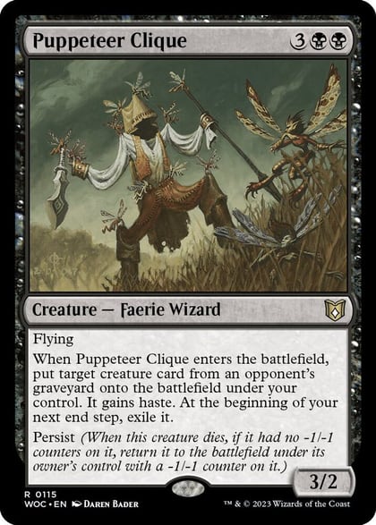 Puppeteer Clique, Commander: Wilds of Eldraine 115