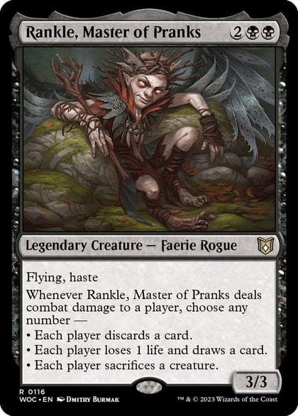 Rankle, Master of Pranks, Commander: Wilds of Eldraine 116