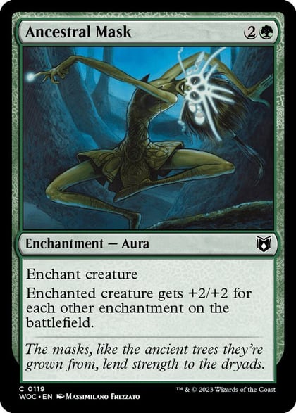 Ancestral Mask, Commander: Wilds of Eldraine 119