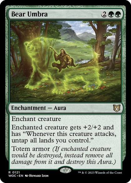 Bear Umbra, Commander: Wilds of Eldraine 121