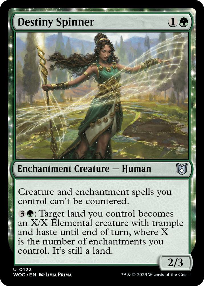 Destiny Spinner, Commander: Wilds of Eldraine 123