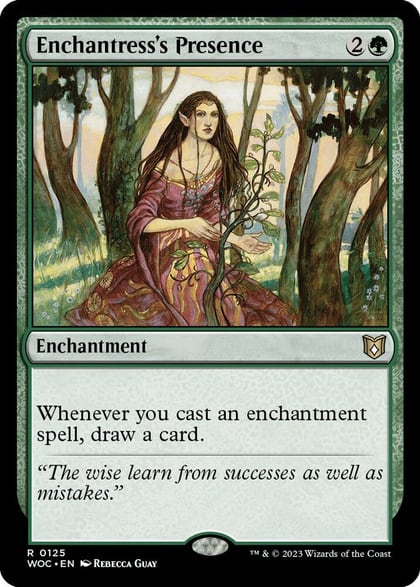Enchantress's Presence, Commander: Wilds of Eldraine 125