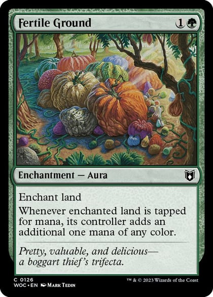 Fertile Ground, Commander: Wilds of Eldraine 126