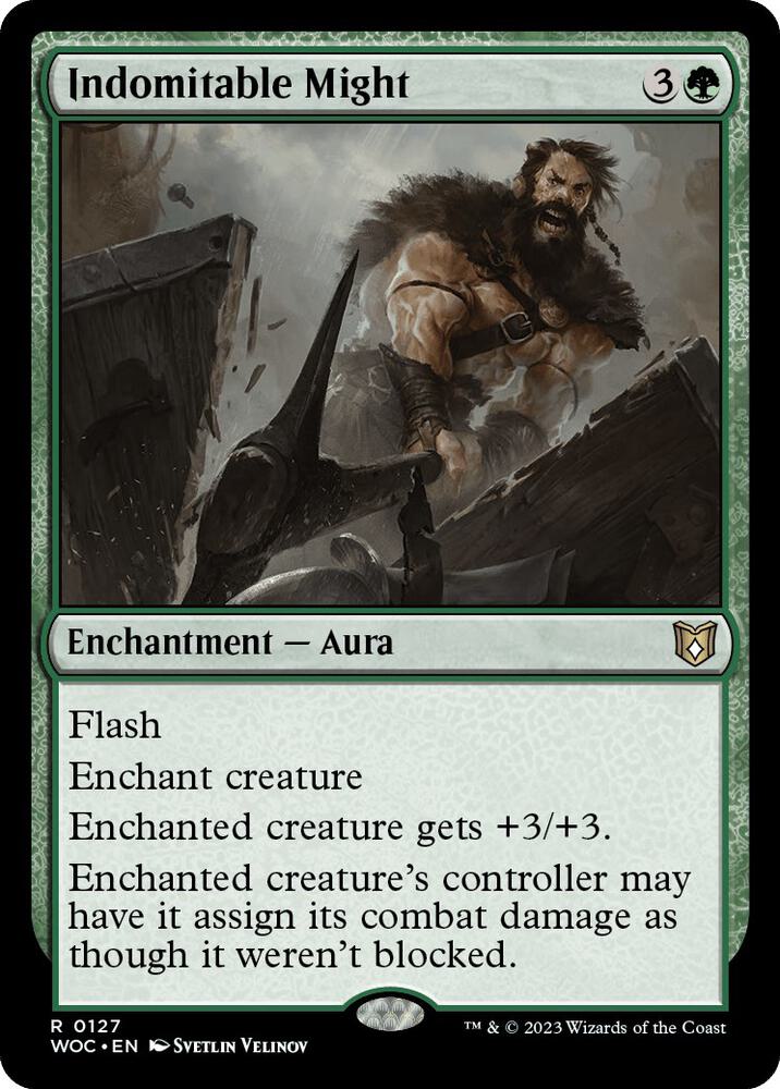 Indomitable Might, Commander: Wilds of Eldraine 127