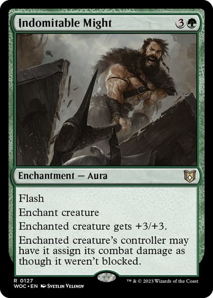 Indomitable Might, Commander: Wilds of Eldraine 127