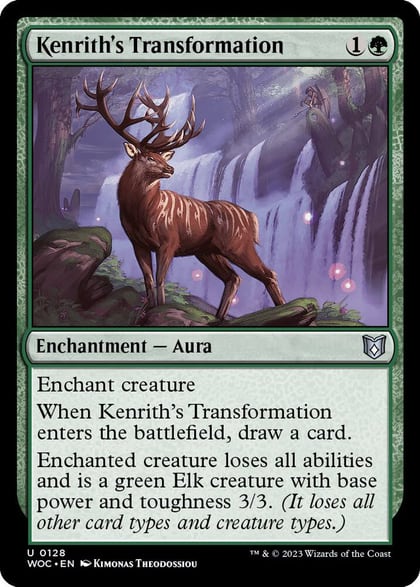 Kenrith's Transformation, Commander: Wilds of Eldraine 128