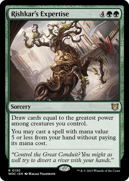 Rishkar's Expertise, Commander: Wilds of Eldraine 130