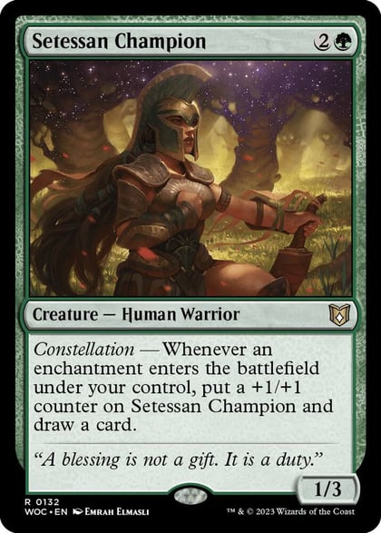 Setessan Champion, Commander: Wilds of Eldraine 132