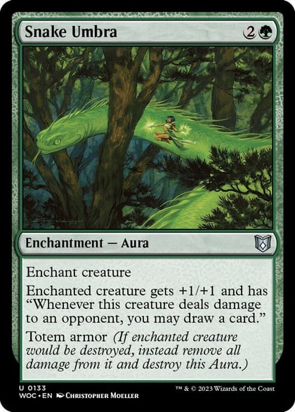 Snake Umbra, Commander: Wilds of Eldraine 133