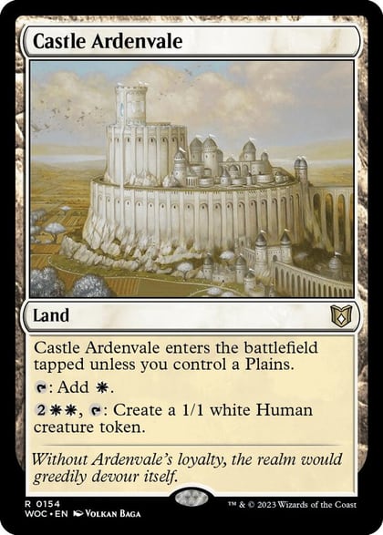 Castle Ardenvale, Commander: Wilds of Eldraine 154