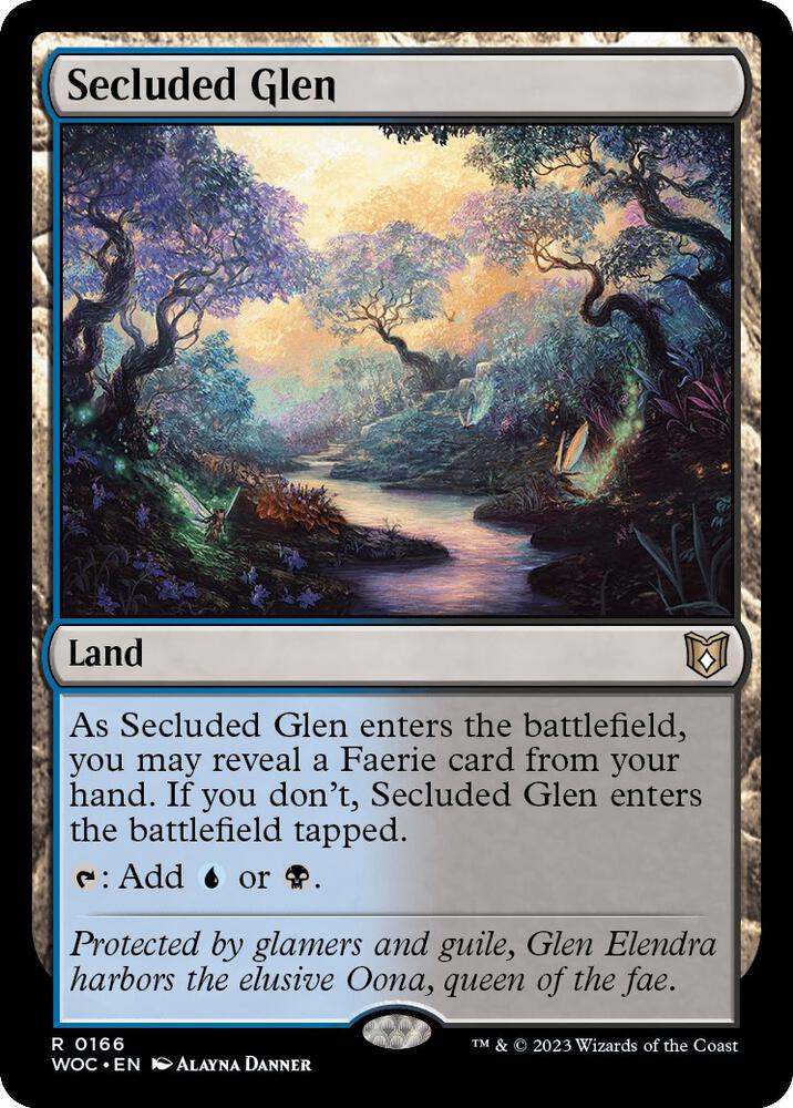 Secluded Glen, Commander: Wilds of Eldraine 166