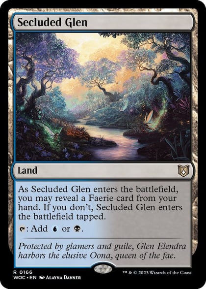 Secluded Glen, Commander: Wilds of Eldraine 166