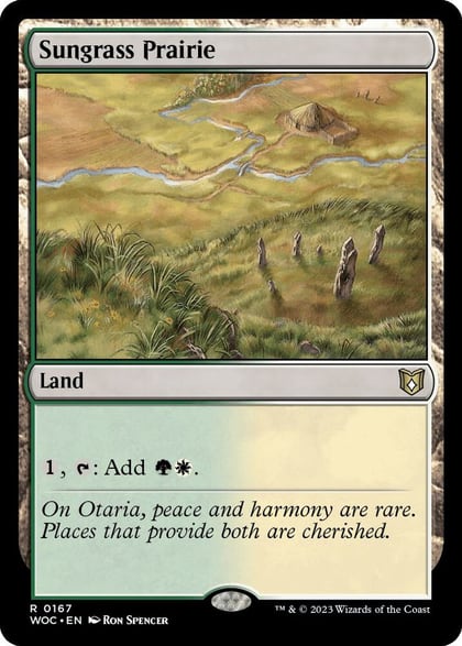 Sungrass Prairie, Commander: Wilds of Eldraine 167