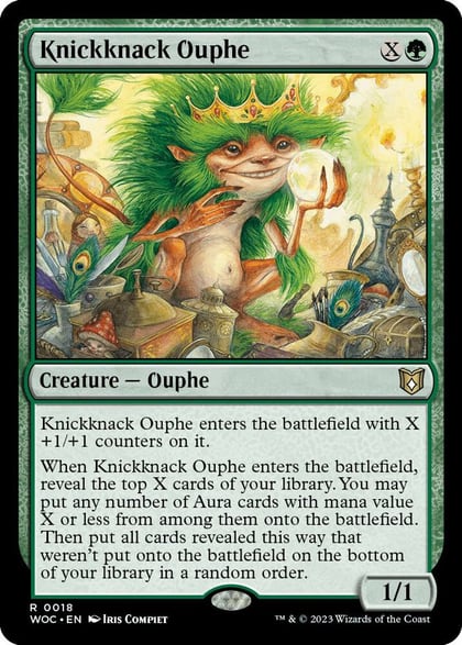 Knickknack Ouphe, Commander: Wilds of Eldraine 18