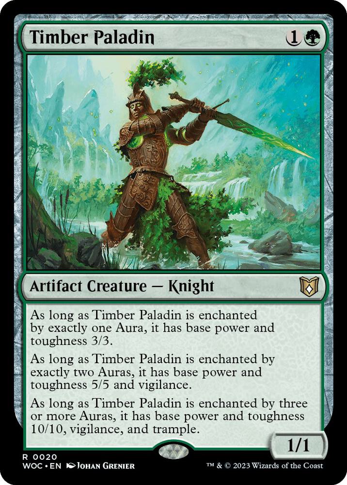 Timber Paladin, Commander: Wilds of Eldraine 20