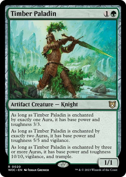 Timber Paladin, Commander: Wilds of Eldraine 20