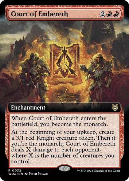 Court of Embereth (Extended Art), Commander: Wilds of Eldraine 32