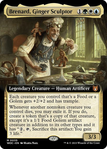 Brenard, Ginger Sculptor (Extended Art), Commander: Wilds of Eldraine 35