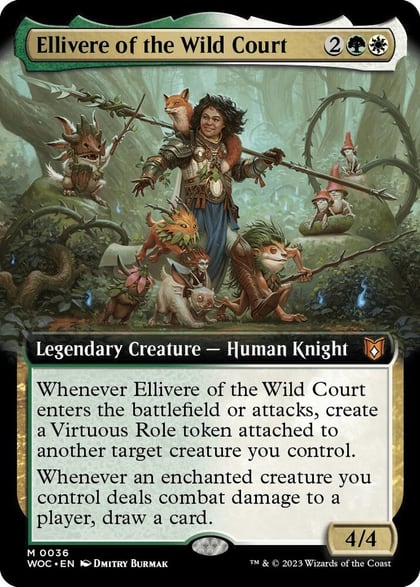 Ellivere of the Wild Court (Extended Art), Commander: Wilds of Eldraine 36
