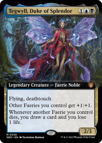 Tegwyll, Duke of Splendor (Extended Art), Commander: Wilds of Eldraine 39
