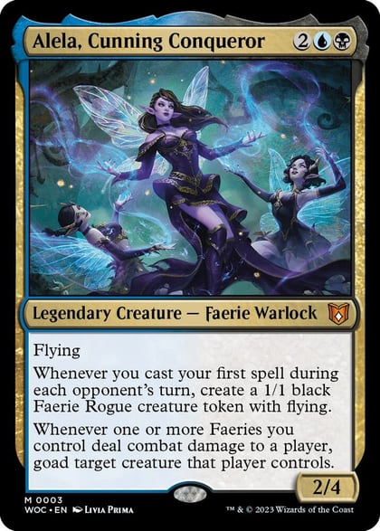 Alela, Cunning Conqueror, Commander: Wilds of Eldraine 3