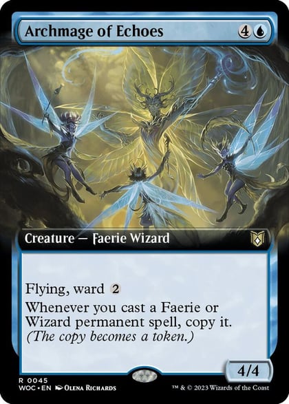 Archmage of Echoes (Extended Art), Commander: Wilds of Eldraine 45