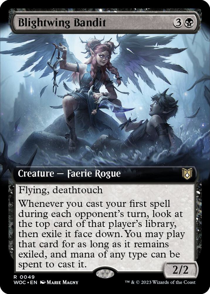 Blightwing Bandit (Extended Art), Commander: Wilds of Eldraine 49
