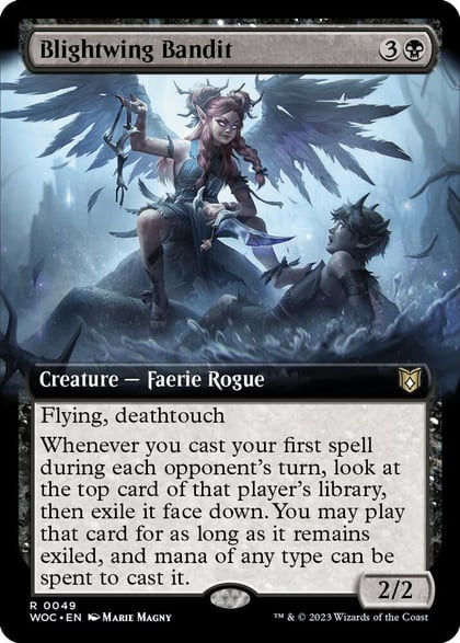 Blightwing Bandit (Extended Art), Commander: Wilds of Eldraine 49