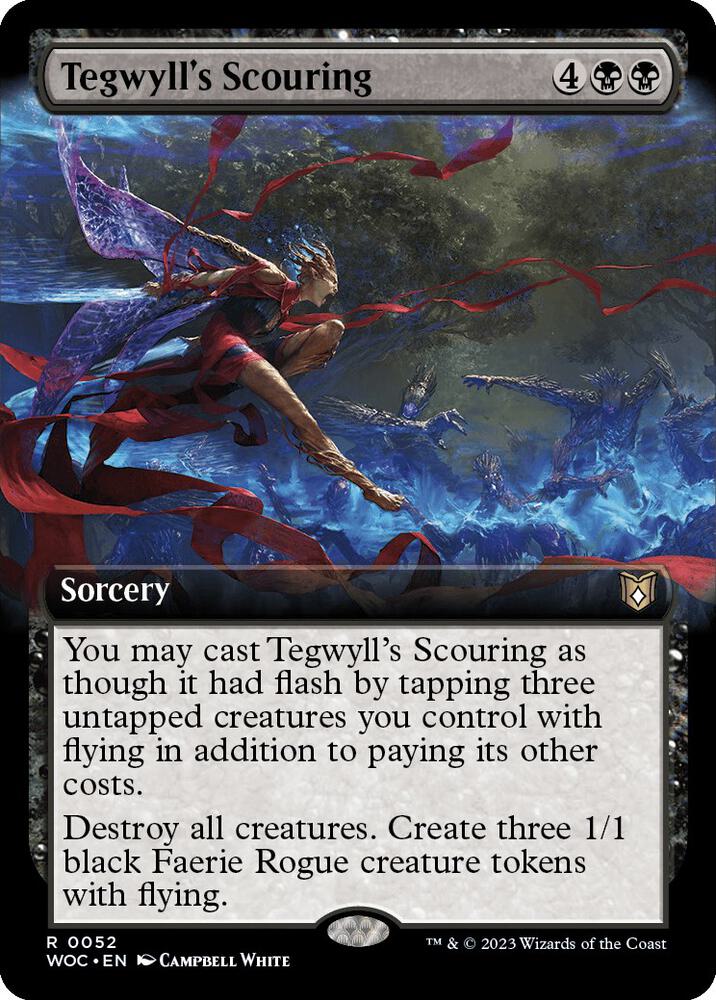 Tegwyll's Scouring (Extended Art), Commander: Wilds of Eldraine 52