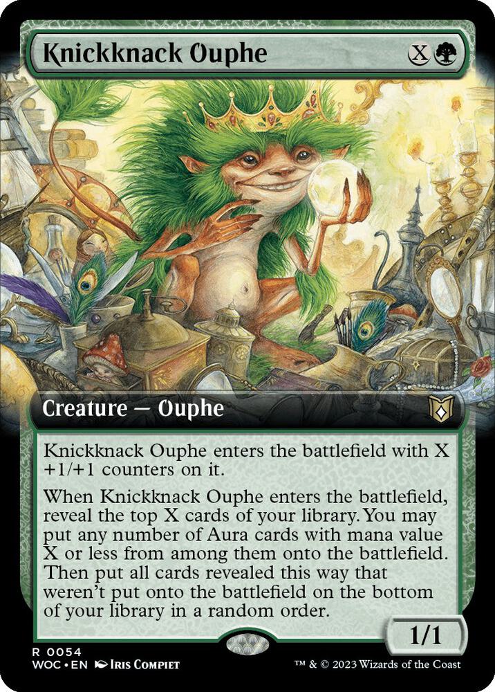 Knickknack Ouphe (Extended Art), Commander: Wilds of Eldraine 54